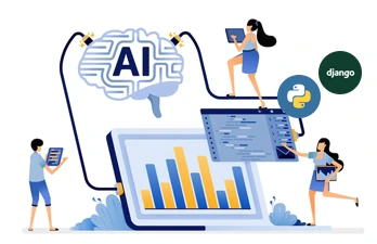 Why are python & django preferred for backend web development & artificial intelligence?