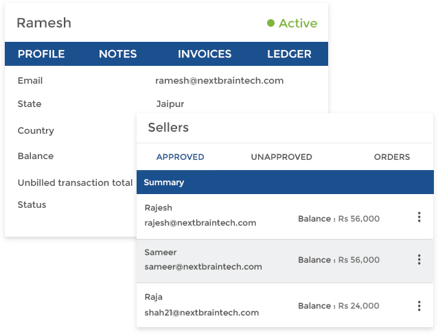 Vendor Panel