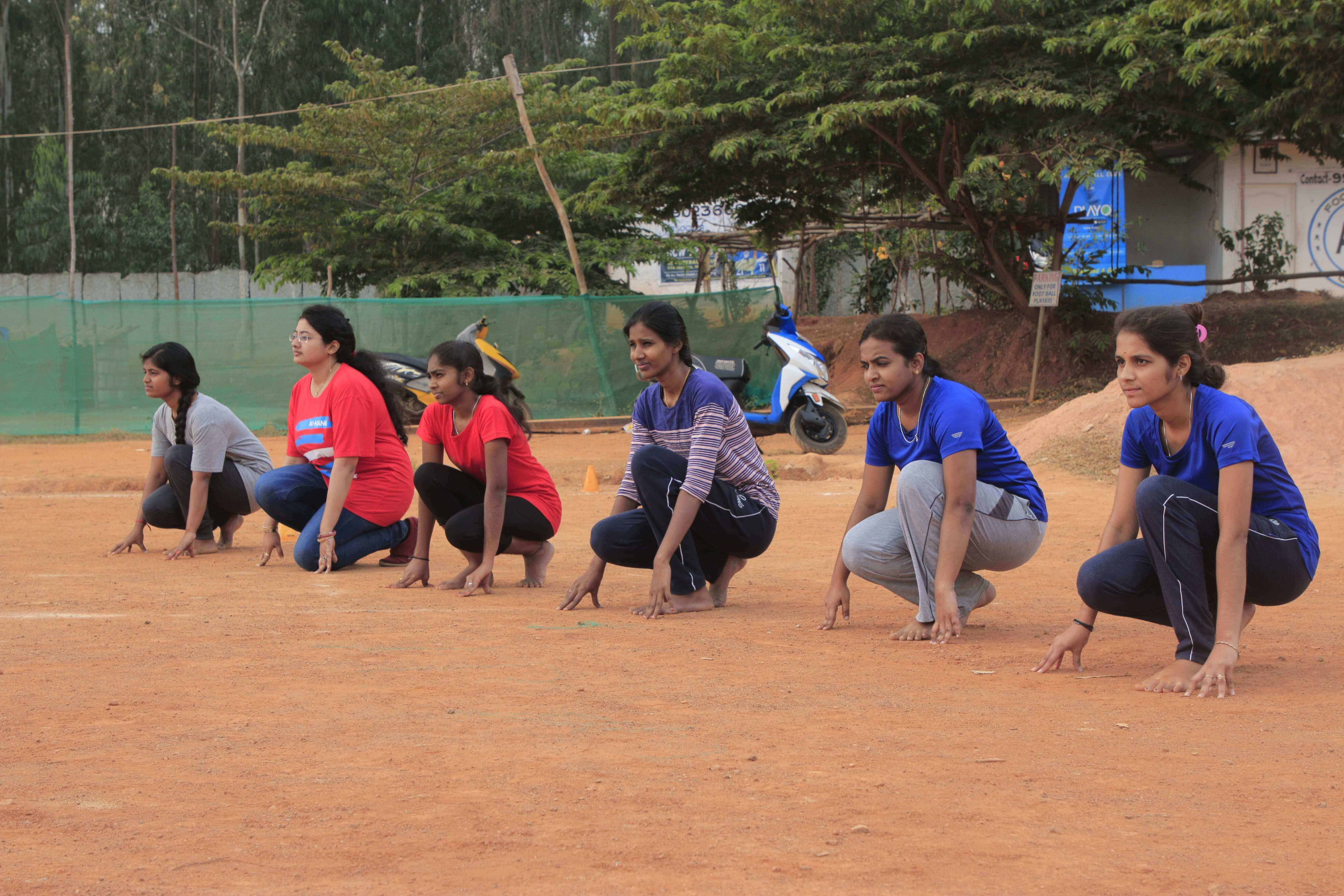 100meter Girl race