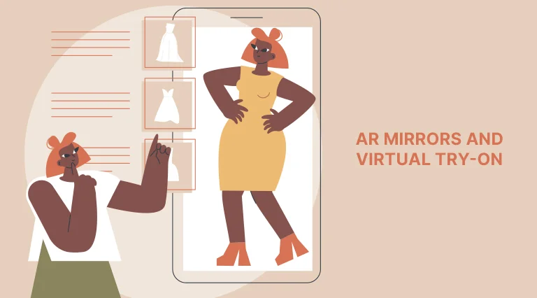 Ar mirrir and virtual