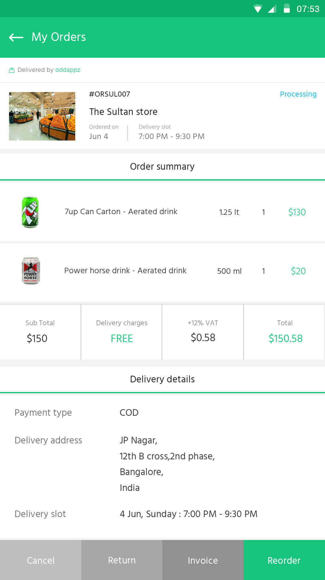 Grocery app